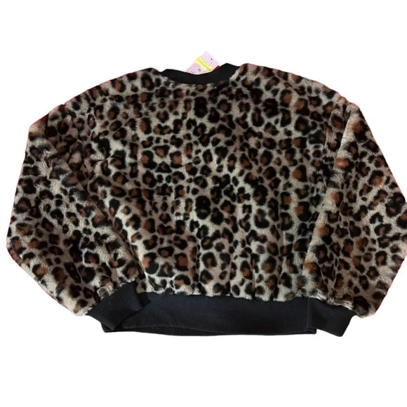 NWT Wild Fable Fuzzy Leopard Print Sweater Size XS - Picture 5 of 6